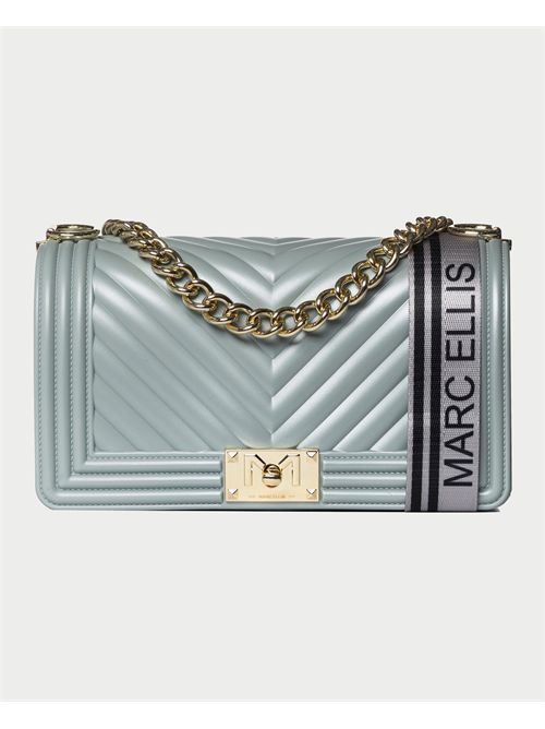 Borsa  Marc Ellis con tracolla in catena MARC ELLIS | FLAT M 25PURITAN GREY/LIGHT GOLD